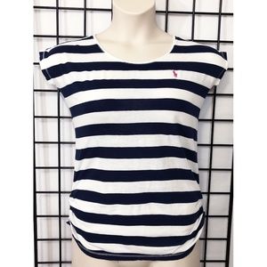 Polo by Ralph Lauren Striped Navy & White T Shirt